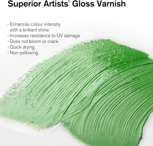 Winsor & Newton Professional Artists' Gloss Varnish, 250ml (8.4-oz) Bottle...