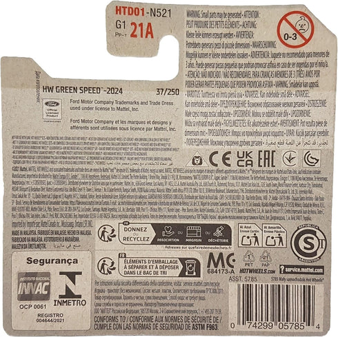 Hot Wheels Ford F-150 Lightning Custom Black HW Green Speed 5/10...