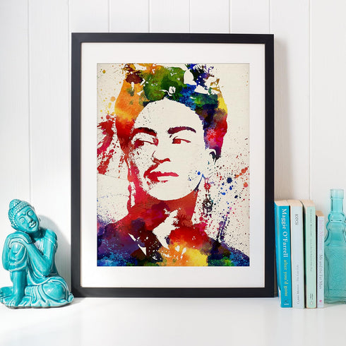 Pack of Sheet for framing Frida Creative. Posters watercolour style. Home Decor. Sheets for framing Paper 250 Grams...