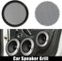 X AUTOHAUX 8 Inch Car Metal Audio Speaker Grill Cover Mesh Woofer Horn Guard Decorative Circle Grille Protector with Screw Gold Tone...