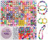 Gionlion 1000PCS Polymer Clay Beads Bracelet Making kit, 24 Style Cute Fun Fruit Flower Rainbow Animal Heart Star Beads Charms for Jewelry Necklac...