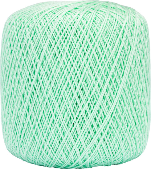 Coats Crochet Aunt Lydia's Crochet, Cotton Classic Size 10, Mint Green...