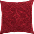 Better Trends Burgundy Euro Sham 100% Cotton Chenille Bedspread Sham, Soft and Cozy Tufted Tumble Dry (26x26 Euro Sham) Ashton Collection...