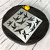 Aleks Melnyk No.468 Metal Stencil, Many swallows fly in The sky, Birds, Animals, Small Stencil, 1 PC, Template for Wood Burning, Engraving, Crafti...