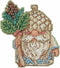 Mill Hill Acorn Gnome Counted Cross Stitch Ornament Kit 2023 Jim Shore Woodland Gnomes JS202314, 3 x 3.5 inches, Multi...
