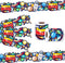 67.9 Ft Space Astronauts Bulletin Board Borders Die-Cut Bulletin Borders Planet Shape Rolled Bulletin Board Trim for School Classroom Office Chalk...