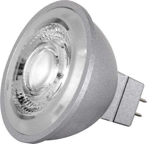 Satco S8644 8W MR16 LED Silver-Back Reflector Light Bulb, GU 5.3 Base, Dimmable, 40-Degree Beam, 5000K...