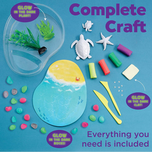 Creativity for Kids Create with Clay Turtle Lagoon – Marine Biology Crafts for Kids - Build a Sea Turtle Habitat with Clay, Multi (6238000) Medium...
