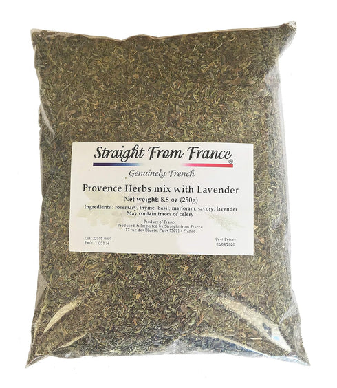 Straight From France Provence Herbs with Lavender Seasoning from France (8.8 Ounce (Pack of 1))...