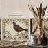 Posterizer 1 pcs- Black and orange bird and flowers-Art for Animal Lovers- Gift for Men Women Entrepreneur Teens-decor for Bedroom, Office, Living...