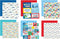 Cruise Scrapbook Paper 12x12 - Cruise Ship Scrapbook Paper with Palm Tree, Whale, Fun Phrases Design | Cruise Ship Scrapbooking Paper for Journal,...