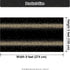 Decor365 9x5 ft Fabric Champagne Gold Tablecloth Black Gold Party Decoration GraduationTable Cover Birthday TableCloths Anniversary Celebration Ne...