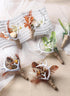 Woodland Boutonniere for Men Set - 2PC Handmade Greenary Corsage for Wedding White Antler Boutonniere for Groom Groomsmen Formal Dinner Party Cere...