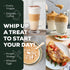 Café Casa Milk Frother for Coffee - 2 Speed Handheld, Battery Operated, Stainless Steel Drink Mixer & Mini Foam Maker - Electric Whisk for Coffee,...