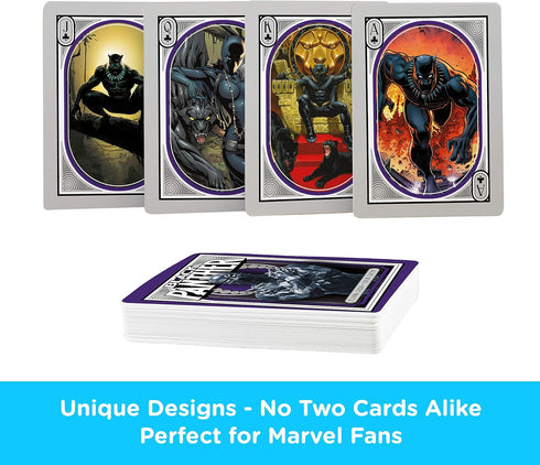 AQUARIUS Marvel Comics Black Panther Playing Cards - Black Panther Themed Deck of Cards for Your Favorite Card Games - Officially Licensed Marvel ...