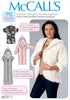 McCall Patterns Open-Front Jackets With Shawl Collar And Hood...
