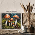 Posterizer 1 pcs-cute mushrooms in the wild-oil painting style 3-Floral & Botanical Art-Landscape & Nature Art-Decor for Home & Office- unframed w...