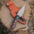 Handmade Damascus Steel Knife - Fixed blade Bush craft Hunting Knife, Survival & Camping Knives, with Rose Wood Handle Real leather Sheath, (HM1)...