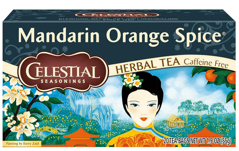 Celestial Seasonings Mandarin Orange Spice Herbal Tea, 20 Count...