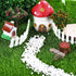 Elcoho 10 Pieces Fake Grass for Crafts Fairy Garden Grass 6 x 6 Inches Artificial Garden Grass for Miniature Ornament Garden Dollhouse DIY Decorat...