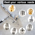 10 Pieces Airbrush Hose 6ft Nylon Braided Hose with Quick Release Disconnect Coupler, Airbrush kit for Air Compressor and Adapter...