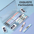 Nicpro 3PCS Pastel Mechanical Pencil Set, 0.5 Mechanical Pencils with 6 Tube HB Lead 0.5mm, 3 Eraser and 9 Eraser Refill & Case, Aesthetic School ...