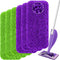 Aifacay Reusable Mop Pads Compatible with Swiffer Wet Jet Mop, Wet Jet Pads Refills Microfiber Mop Pads Wet & Dry Use Mop Replacement Pad for Swif...