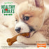 Nylabone Healthy Edibles Natural Puppy Chews Long Lasting Turkey & Sweet Potato Flavor Treats for Dogs, X-Small/Petite (16 Count)...