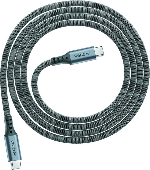 Ventev Chargesync Alloy USB Cable | Type C-C 2.0, Designed for Durability, Charging Simplicity with The Reversible C Connectors at Each End, Comes...