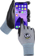 Nitrile Safety Work Gloves - 1 Pair, Work Gloves with Grip for Men and Women, Lightweight Touchscreen Utility Working Gloves for Warehouse, Contru...