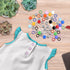 Mandala Crafts Metal Snap Button Kit - Snap on Buttons & Snap Fastener Tool - 9.5mm Colorful Metal Snaps Buttons Snap Closures Sewing Snaps for Cl...