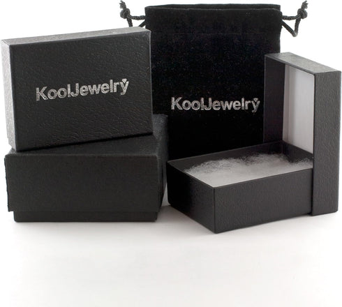 Kooljewelry Sterling Silver Cage Link Anklet (2 mm, 10 inch)...