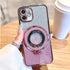 Designed for iPhone 11 Case Glitter Magnetic Compatible with MagSafe,Luxury Plating Cute Bling Clear for Girls Women,Shockproof Slim Phone Case fo...