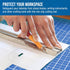 U.S. Art Supply 9" x 12" Self-Healing Cutting Mat 5-Ply - Double-Sided Pink/Blue Craft Mat, Non-Slip Cutting Mats for Crafts, Sewing, Quilting, Sc...