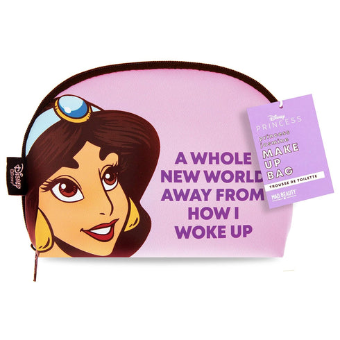 MAD Beauty Disney Princess Aladdin Jasmine Cosmetic Makeup Bag | Official Disney Licensed Product | Novelty Beauty, Cosmetic, and Skincare Gifts f...