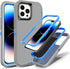 YmhxcY for iphone 14 Pro Case Shockproof Dropproof Dust-Proof Drop Proof 3-in-1 Durable Phone Case Heavy Duty Protection Phone Case Cover for Appl...