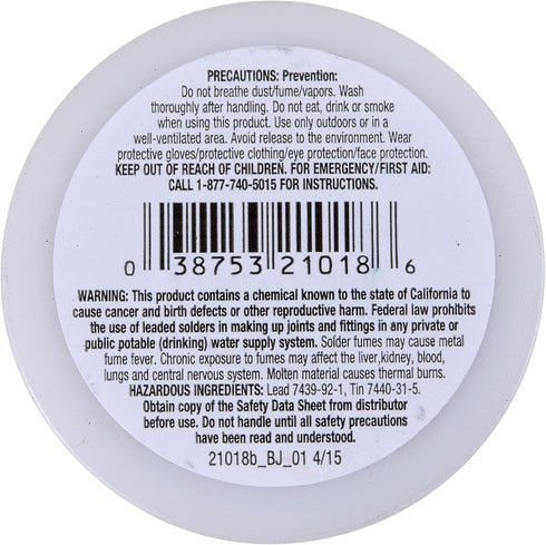 Oatey 21018 40/60, 0.125-Inch ga. -1 lb. Wire Solder, Gray...