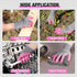 HAUSHOF 6 Pairs Garden Gloves for Women, Nitrile Coated Working Gloves, for Gardening, Restoration Work, Medium, Pink & Green, M...