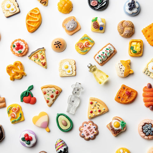 Slime Charms Food Cute Set - Mixed Lot Assorted Food Resin Flatback Cute Sets for DIY Crafts Making,Decorations,Scrapbooking,Embellishments,Hair C...