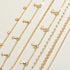 CZ Star Anklet,14K Gold Plated Boho Cute Dainty Foot Chain Ankle Bracelet Chain Anklet for Women...