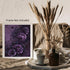 Posterizer 1 pcs-dark dainty art with purple flowers-Floral & Botanical Art-Abstract & Modern Art-Decor for Home & Office- UNFRAMED Wall Art...