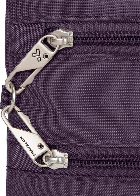 Travelon Anti-theft Classic Slim Double Zip Crossbody...