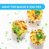 MontoPack Disposable 5" Aluminum Foil Pie/Tart Pans (100 Pack) | 5 Inch Round Cake Pan for Baking Personal Mini Pies, Homemade Cakes & Quiche | Ov...