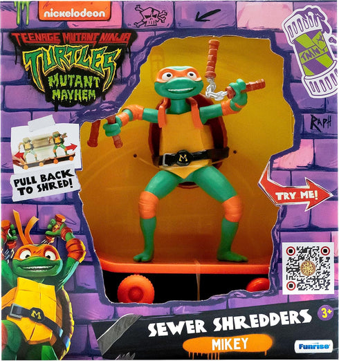 Teenage Mutant Ninja Turtles 5" Sewer Shredders Movie Edition Michelangelo Ages 3+ Shredding Action Figure...