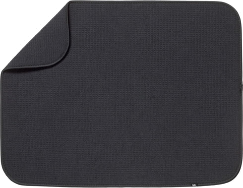 S&T INC. Dish Drying Mat XL, Highly Absorbent Microfiber Kitchen Counter Mat, Dish Drying Pad for Dishes, Utensils, Pots and Pans, Extra Large 18"...