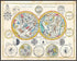 Posterizer 1 pcs-Le Globe Celeste en deux plans hemispheres-Celestial Map-Astrology & Zodiac Art-Astronomy & Celestial Art-Gift for Steampunk and ...