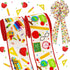 20 Yards Back to School Wired Edge Ribbons School Themed Decorative Fabric Ribbon School Supplies Pattern Wrapping Ribbon for DIY Crafts Bow Wreat...