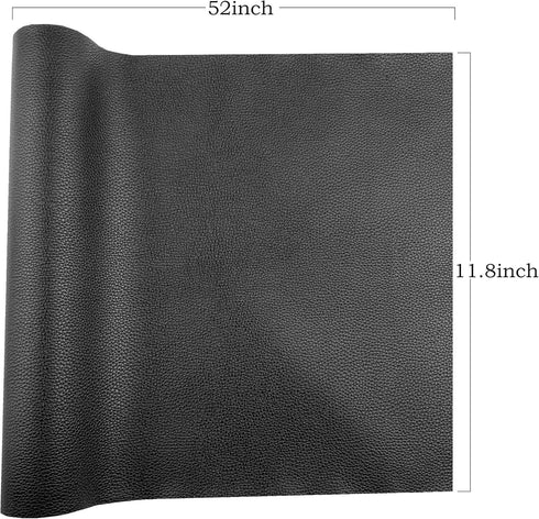 AOUXSEEM 11.8" x 52"(30cm x 132cm) Faux Leather Roll for Bows Earrings Handbag Wallet Purses Sewing Craft Making Handmade Synthetic Fabric...