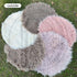 Newborn Photo Props Faux Fur Round 23.6 inch Soft Baby Boy Girl Photo Blanket Studio Photo Mat light pink...