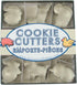 Fox Run Mini Animal Cookie cutters, 0.75 x 1.5 x 1 inches, Metallic...